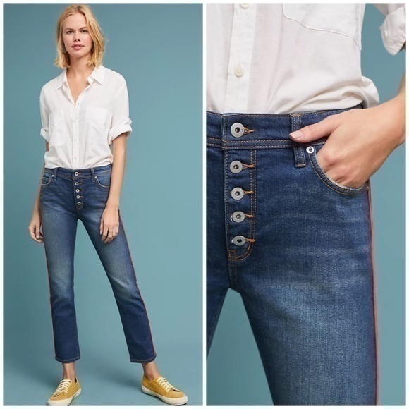 Anthropologie Denim - Anthropologie Pilcro and the letterpress relaxed straight jeans